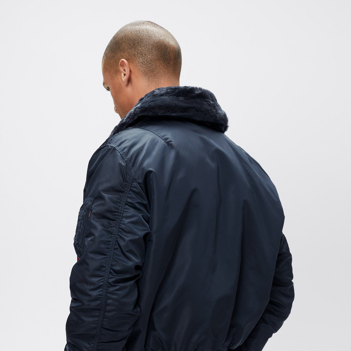 B-15 BOMBER JACKET BLUE – Bisonte US