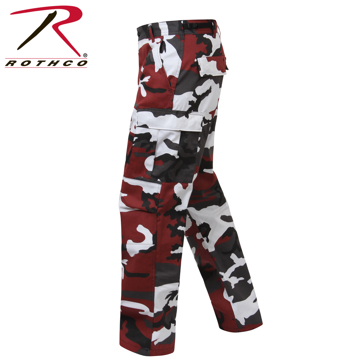 Black Grey Camouflage BDU Pant