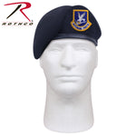 G.I. Type USAF Inspection Ready Midnight Navy Beret-w/Flash