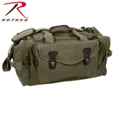 23” Canvas Weekender Bag w/Leather Accents